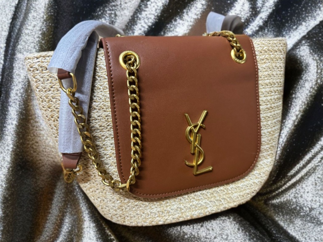 תיק YSL קלאסי קש